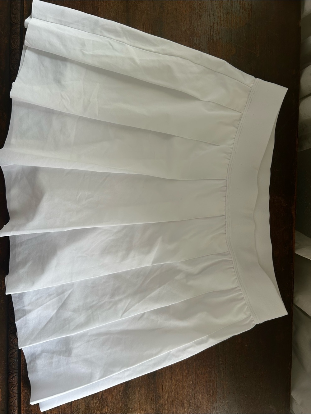 Fabletics White Pleated Tennis Mini Skort